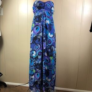 Xhilaration strapless maxi dress size medium